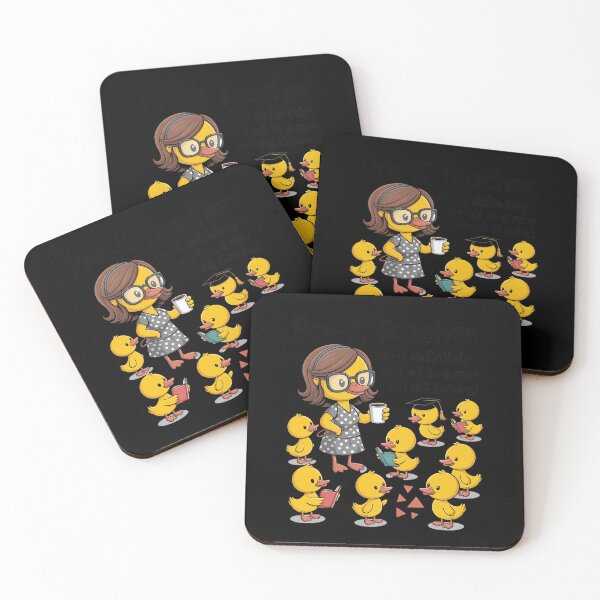 Item preview, Most Definitely Not All in A Row Funny Duck Pre K Teacher designed and sold by ShelFisher.