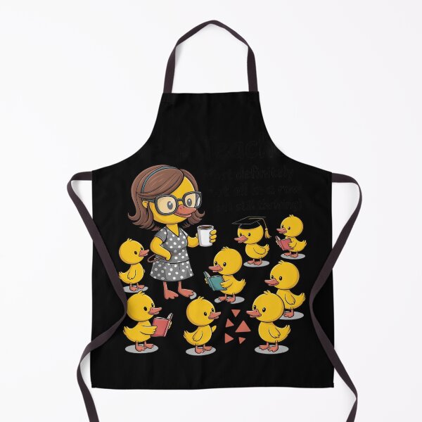 Item preview, Most Definitely Not All in A Row Funny Duck Pre K Teacher designed and sold by ShelFisher.