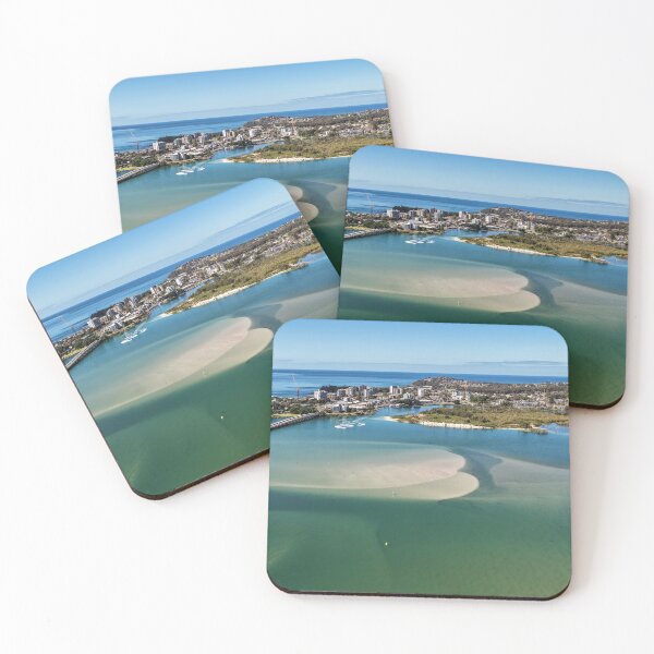 Item preview, Aerial view over Wallis Lake in Forster designed and sold by Justin Mckinney.