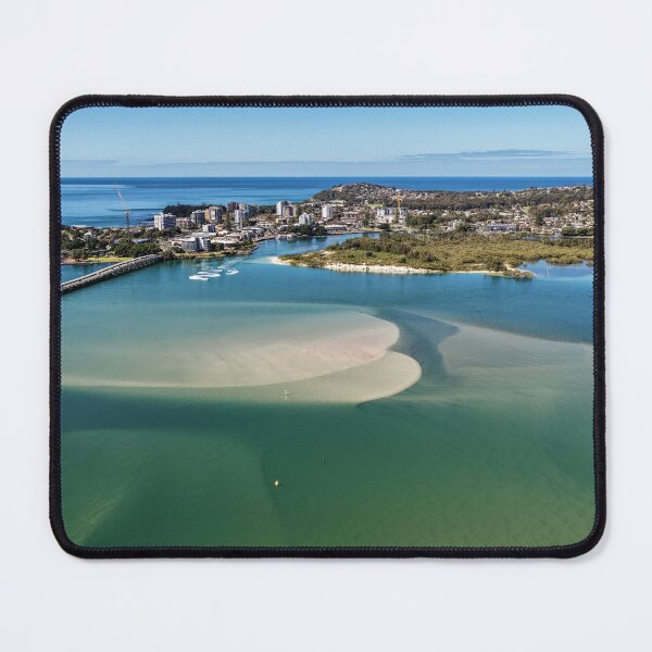 Item preview, Aerial view over Wallis Lake in Forster designed and sold by Justin Mckinney.
