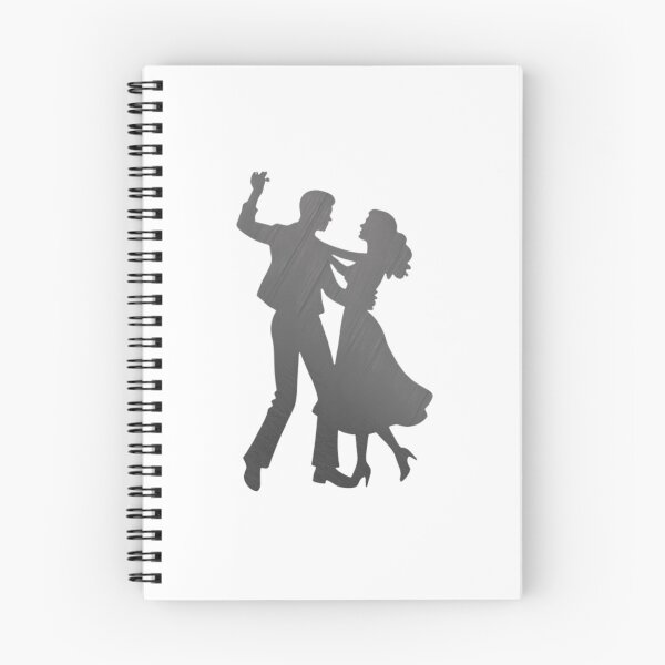 Item preview, A couple performing a ballroom dance_4_Black paint designed and sold by Aariq.