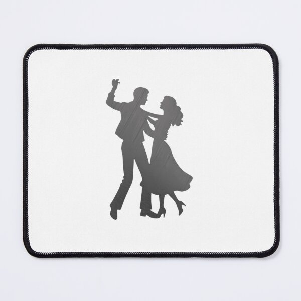 Item preview, A couple performing a ballroom dance_4_Black paint designed and sold by Aariq.