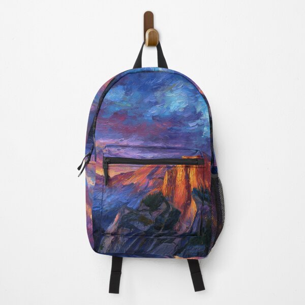 Item preview, Yosemite Half Dome Sunset Painting – Colorful Mountain Landscape Art designed and sold by ArgentoArt.