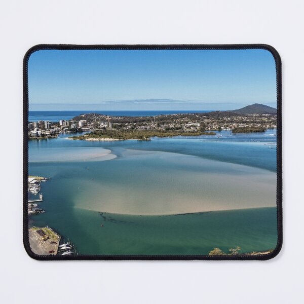 Item preview, Aerial view over Wallis Lake in Forster designed and sold by Justin Mckinney.