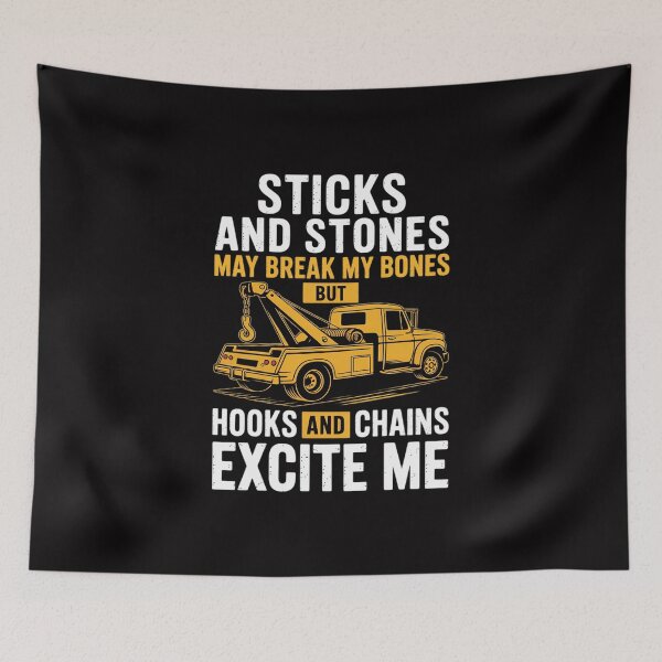 Item preview, Tow Truck Driver Breakdown Lorry - Thin Yellow Line Trucker designed and sold by Viepenny.