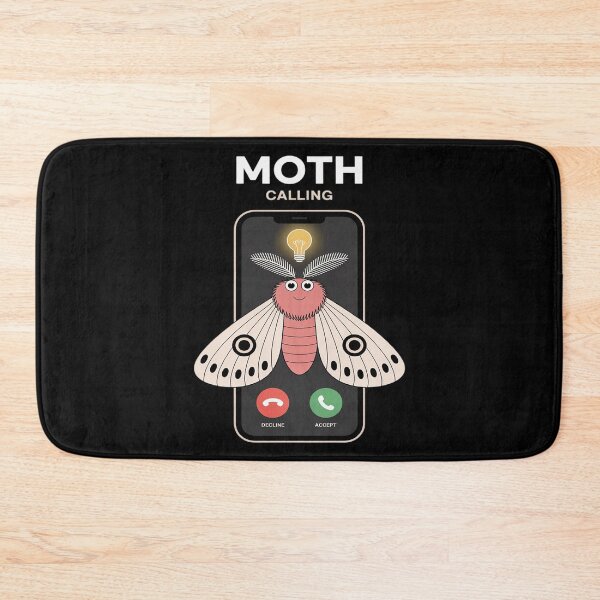 Item preview, Moth Calling Funny Insect designed and sold by ShelFisher.