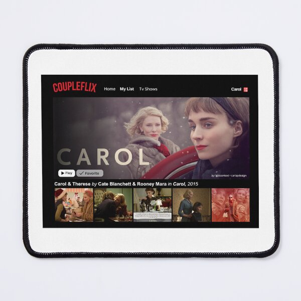 Item preview, Carol with Cate Blanchett Christmas Sapphic LGBT+ Movie Art WLW Couple designed and sold by lgbtcontext.