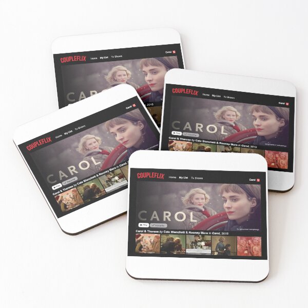 Item preview, Carol with Cate Blanchett Christmas Sapphic LGBT+ Movie Art WLW Couple designed and sold by lgbtcontext.