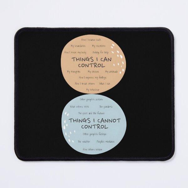 Item preview, Circle Of Control Poster Mental Health Therapy designed and sold by tandydowers.