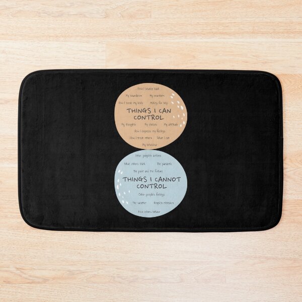 Item preview, Circle Of Control Poster Mental Health Therapy designed and sold by tandydowers.