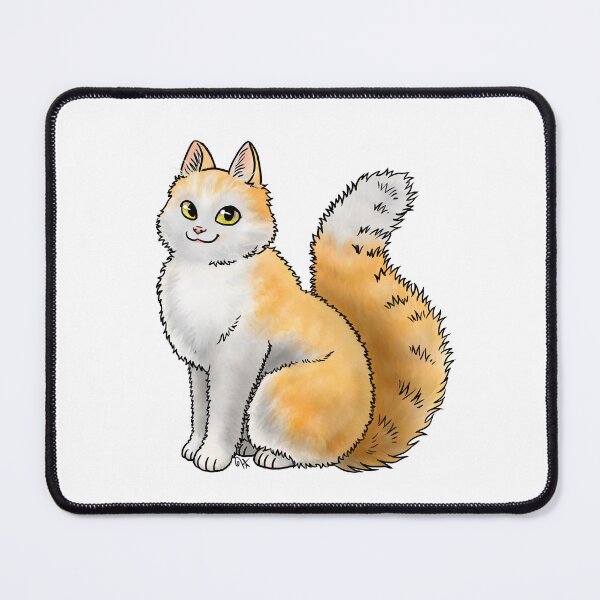 Item preview, Cat - LaPerm - Orange designed and sold by Jennifer Stolzer.