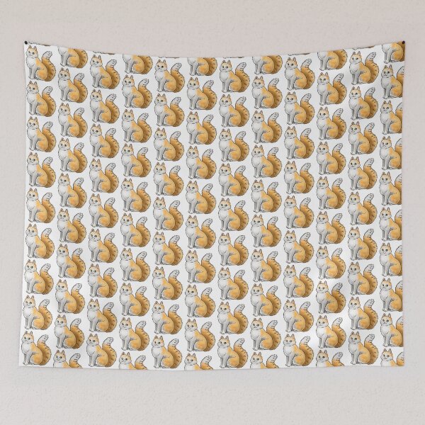 Item preview, Cat - LaPerm - Orange designed and sold by Jennifer Stolzer.