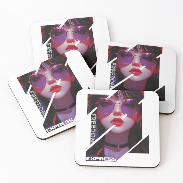 Item preview, Neon Portrait Of A Fashionable designed and sold by LunarFLUX.