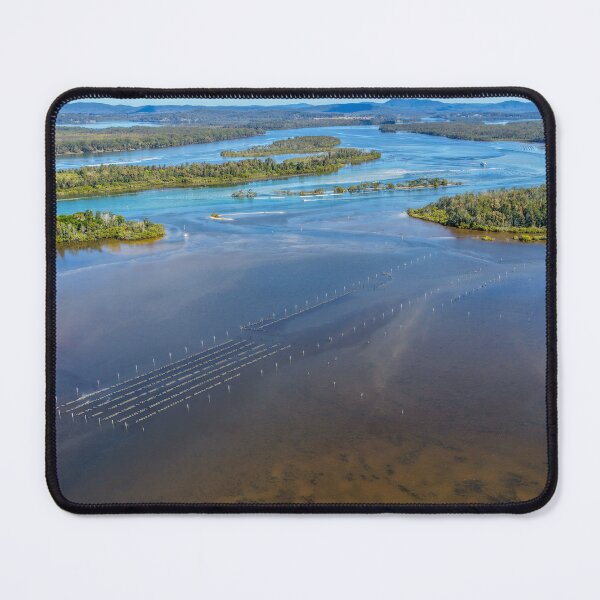Item preview, Aerial view of an oyster lease in Wallis Lake, Forster designed and sold by Southern Cross Lifestyle .