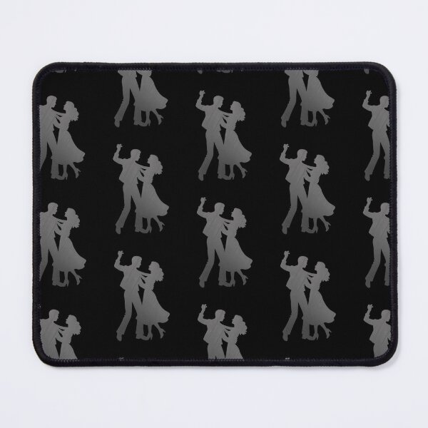 Item preview, A couple performing a ballroom dance_4_Black paint_Side view designed and sold by Aariq.