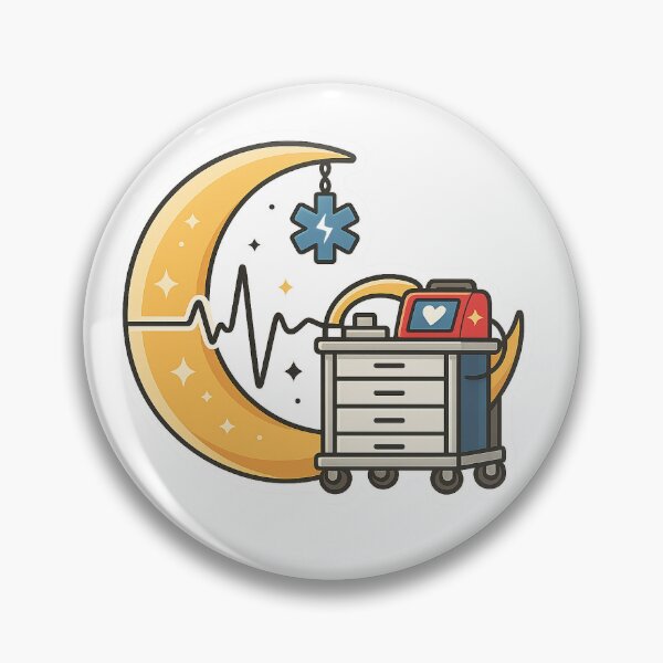 Item preview, Emergency Medicine Sticker designed and sold by MedCrescent.