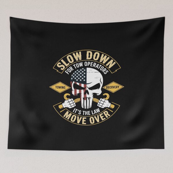 Item preview, Tow Lives Matter Thin Yellow Line Tow Truck Driver designed and sold by EntroRhim.