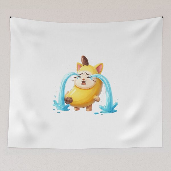 Item preview, Crying banana cat TikTok meme, cats ,Holographic, stickers, cat ,cute, crying banana cat, meme banana, meme cat, meme crying  banana  designed and sold by ezuldeen48.