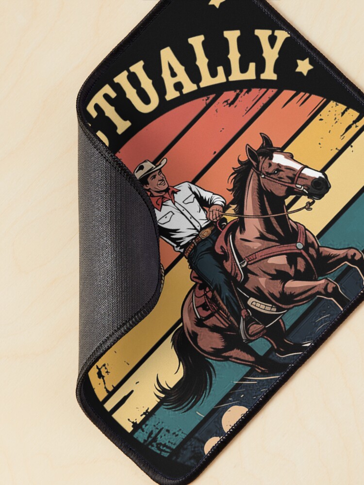 Thumbnail 2 of 5, Mouse Pad, This Actually Is My First Rodeo Country Life Howdy designed and sold by EntroRhim.