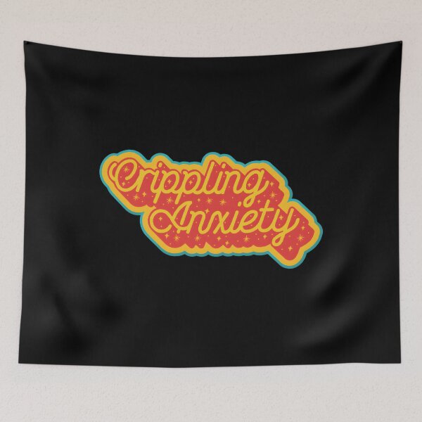 Item preview, Crippling Anxiety – Mental Health Pun designed and sold by tandydowers.