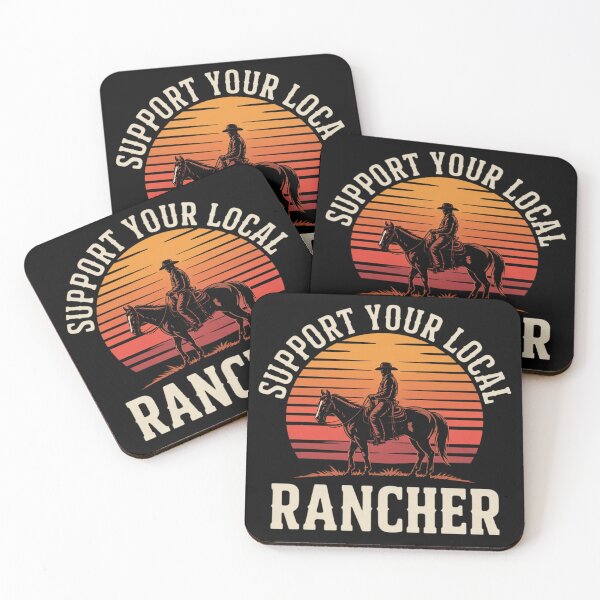 Item preview, Support Your Local Ranchers - Cattle Ranch designed and sold by EntroRhim.