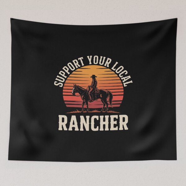 Item preview, Support Your Local Ranchers - Cattle Ranch designed and sold by EntroRhim.