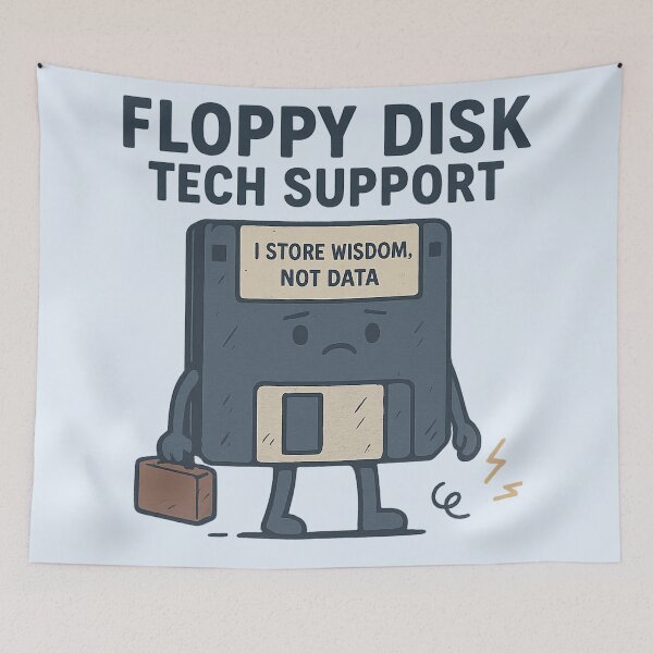 Item preview, Floppy Disk Tech Support designed and sold by peaknerd.