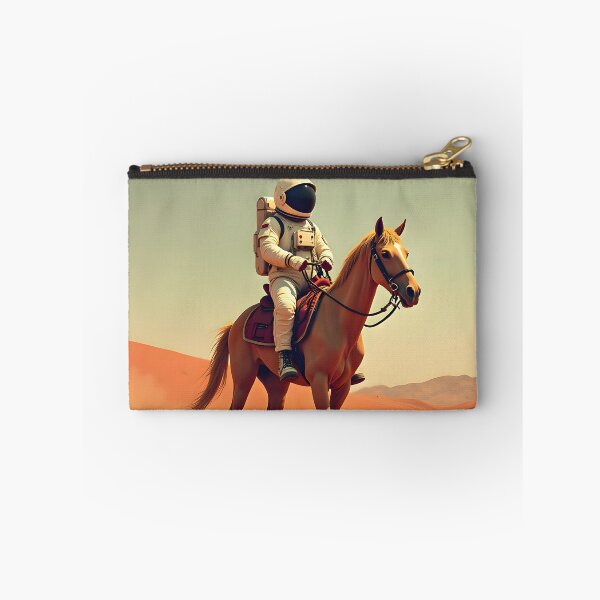 Item preview, Astronaut Riding Horse Space Art Surreal Sci-Fi Design designed and sold by kritiatul.