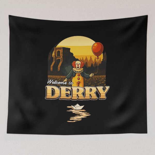 Item preview, welcome derry vintage horror clowns designed and sold by Blck-Acid-Devil.