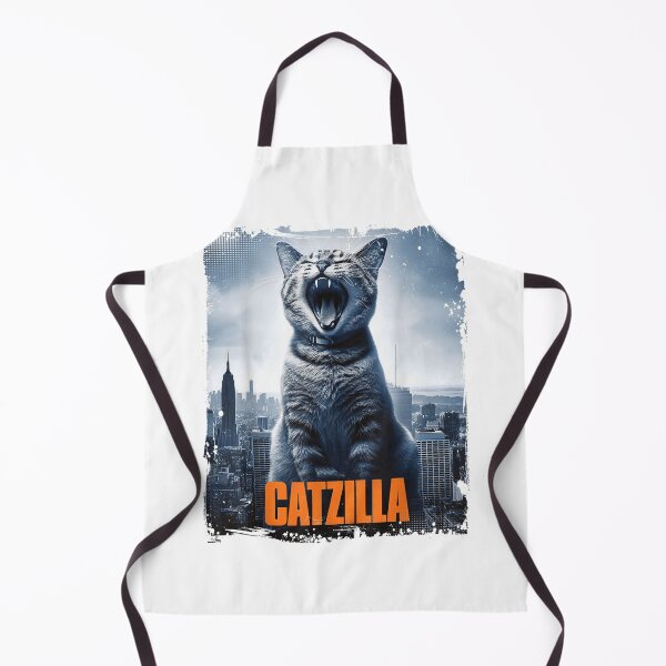 Item preview, Catzilla Roaring Over City Skyline Cat Monster Kitten Kitty Men Kids Women designed and sold by KirbyDa.