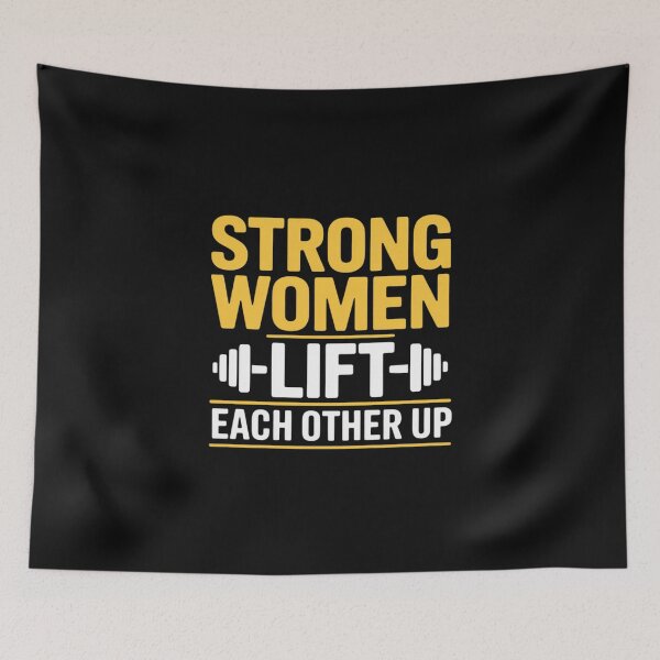 Item preview, Las mujeres fuertes se apoyan mutuamente Humor feminista designed and sold by EntroRhim.
