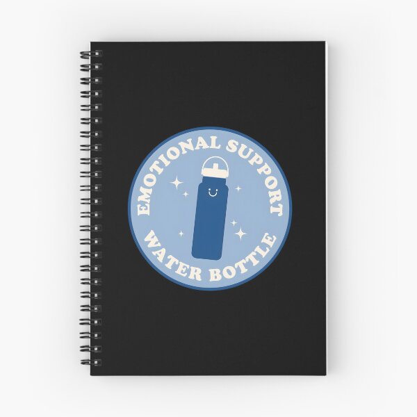 Item preview, Emotional Support Water Bottle Sticker Blue designed and sold by tandydowers.