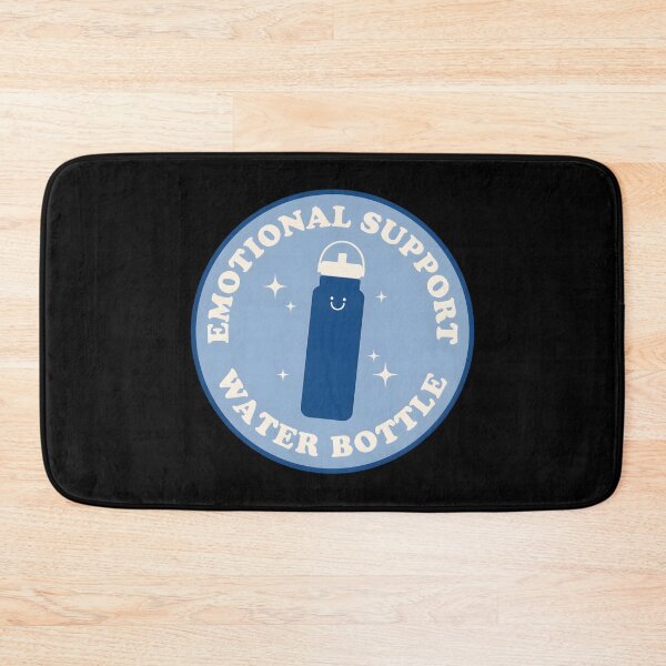 Item preview, Emotional Support Water Bottle Sticker Blue designed and sold by tandydowers.