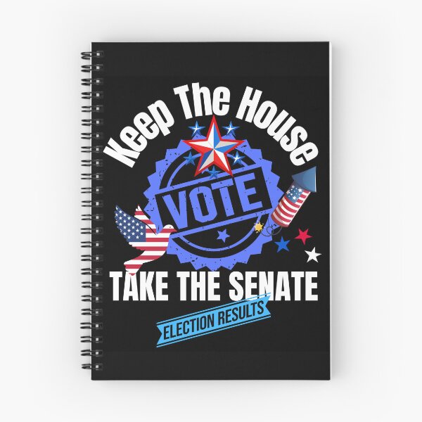 Item preview, Keep The House Take The Senate Vote Blue Political Design designed and sold by EarthArtDesigns.