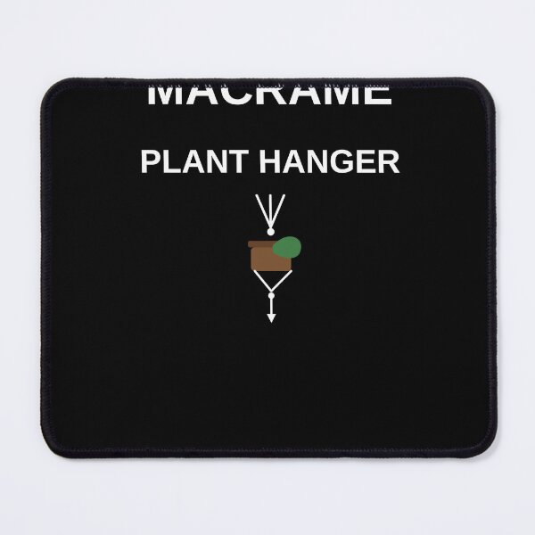 Item preview, Macramé Plant Hanger Club — Minimal Houseplant T-Shirt designed and sold by CQ-Art.