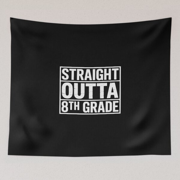 Item preview, Straight Outta 8th Grade Great Graduation Gift designed and sold by EntroRhim.
