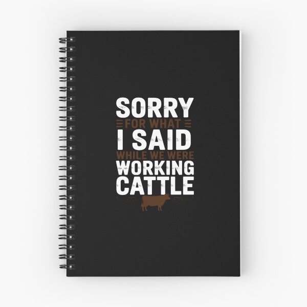 Item preview, Sorry for what I said while we were working cattle designed and sold by EntroRhim.