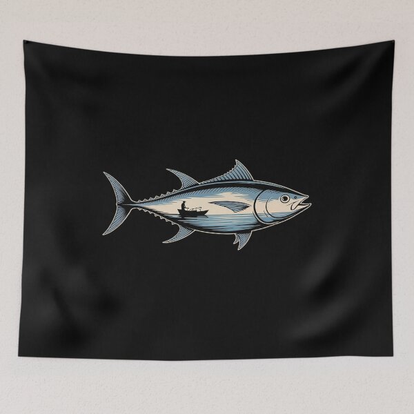 Item preview, Multiple Exposure Art Angler Fish Fishing Fisherman designed and sold by Sandrhaus.