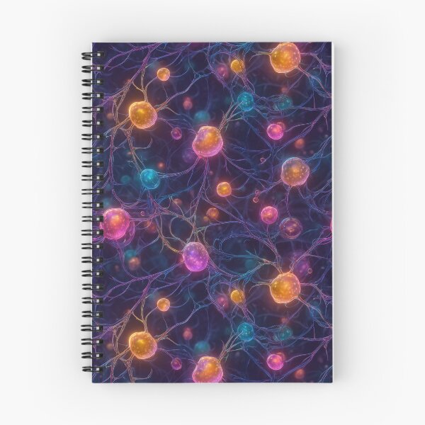 Item preview, Neural Network Pattern – Glowing Neuron Art Print designed and sold by ArgentoArt.