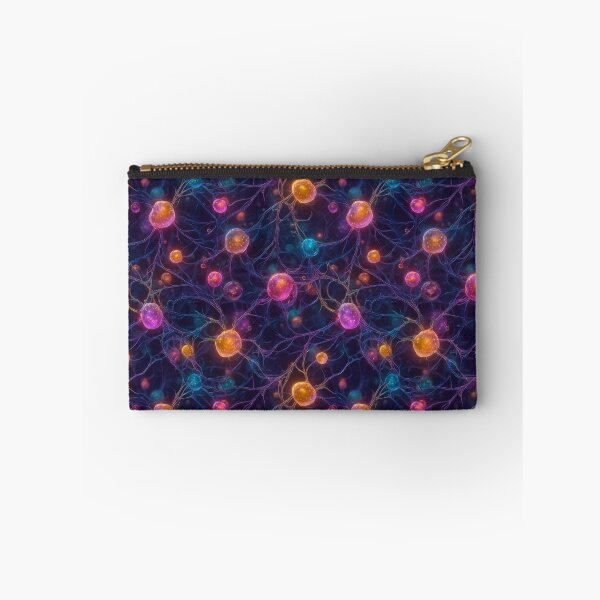 Item preview, Neural Network Pattern – Glowing Neuron Art Print designed and sold by ArgentoArt.