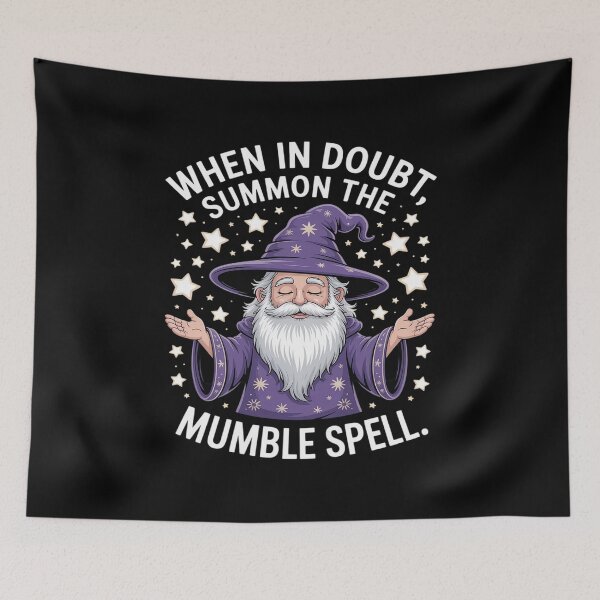 Item preview, Mumble Spell Wizard Magic for Fantasy Fans designed and sold by Sandrhaus.