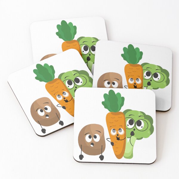 Item preview, Potato, carrot, broccoli from "If Peanuts aren't nuts, what are they? fruity field guide volume 2" designed and sold by Acorn-Studio.