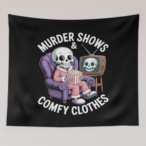 Item preview, Murder Shows And Comfy Clothes True Crime Fan Lover designed and sold by ryukaizox1.