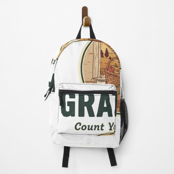 Item preview, GRATEFUL Count Your Blessings Shirt, Vintage Thanksgiving T-Shirt, Fall Aesthetic Tee, Retro Autumn Harvest Gift designed and sold by TheSquirla.