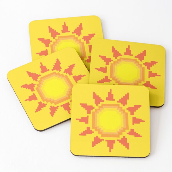 Item preview, Sun Pixel Art designed and sold by ROSE ANN BANILAR.