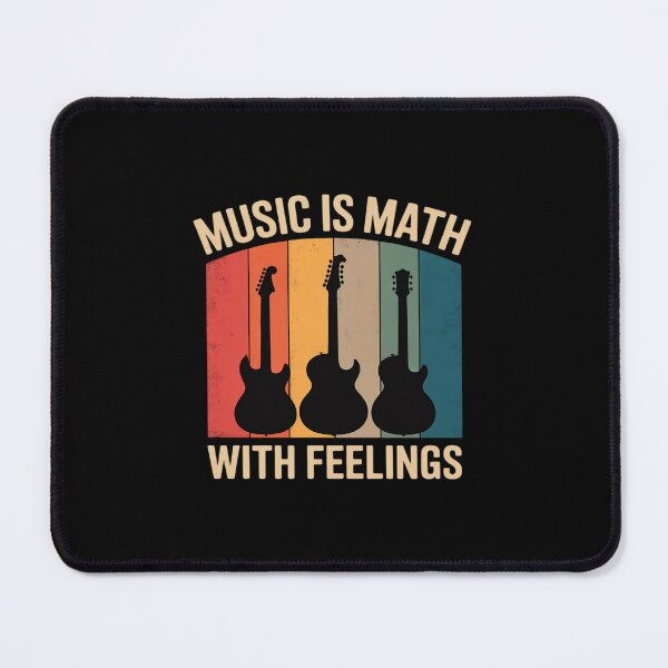 Item preview, Music Is Math With Feelings Funny Musician designed and sold by ryukaizox1.