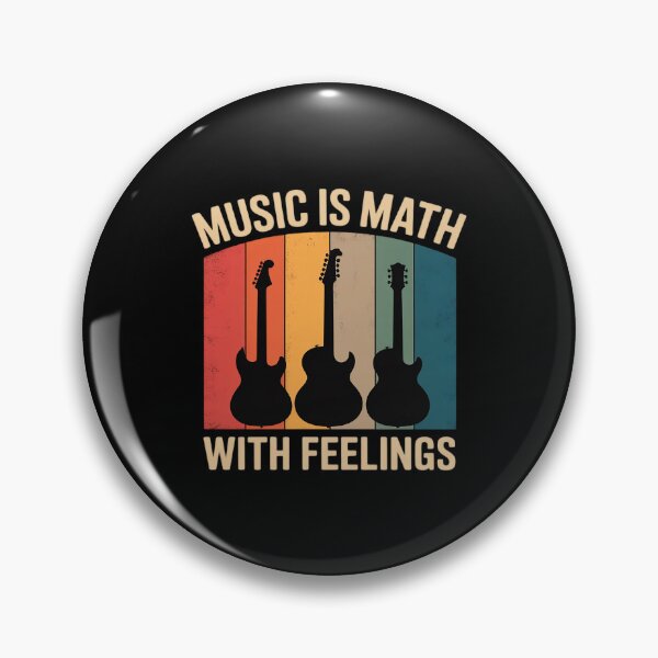 Item preview, Music Is Math With Feelings Funny Musician designed and sold by ryukaizox1.