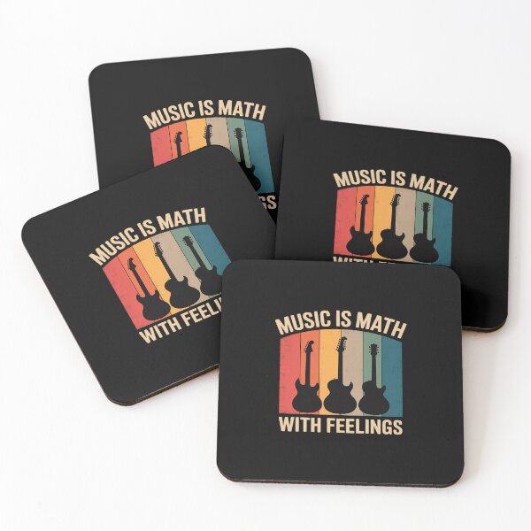 Item preview, Music Is Math With Feelings Funny Musician designed and sold by ryukaizox1.