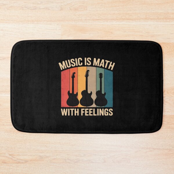 Item preview, Music Is Math With Feelings Funny Musician designed and sold by ryukaizox1.