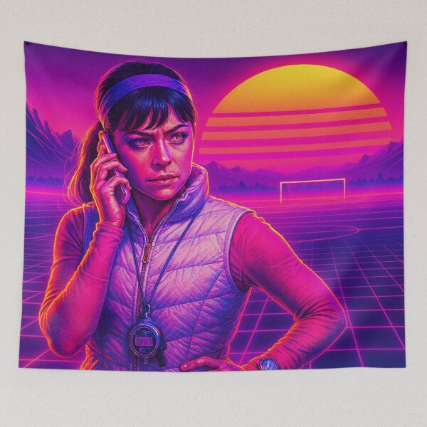 Item preview, Orphan Black - Alison Hendrix FAN ART CLONECLUB SYNTHWAVE designed and sold by Knowledge Krystals.